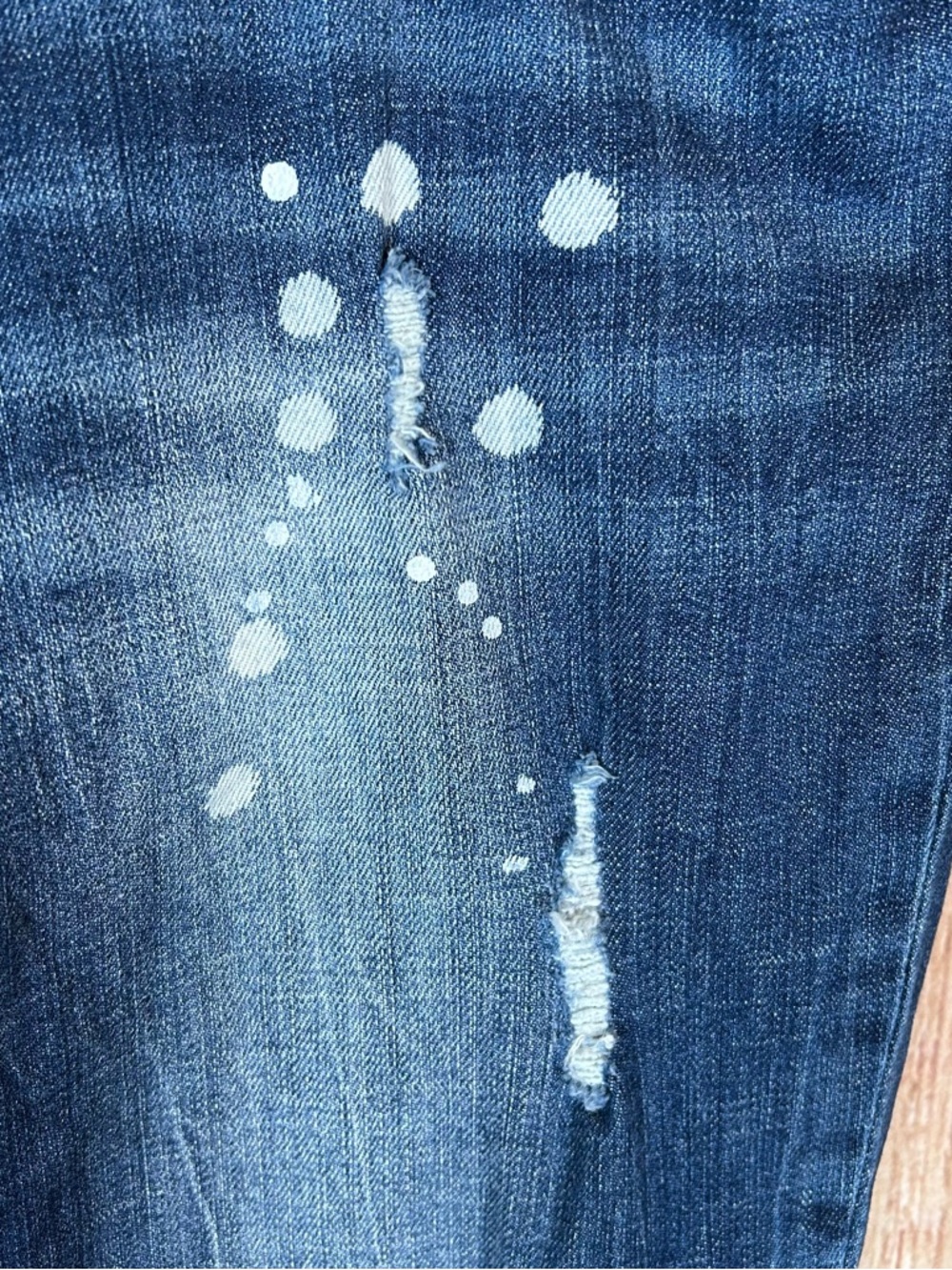 Maurices Womens Jeans Distressed Ripped Sz 18 XL mid Rise Stretch #235 - Picture 8 of 17